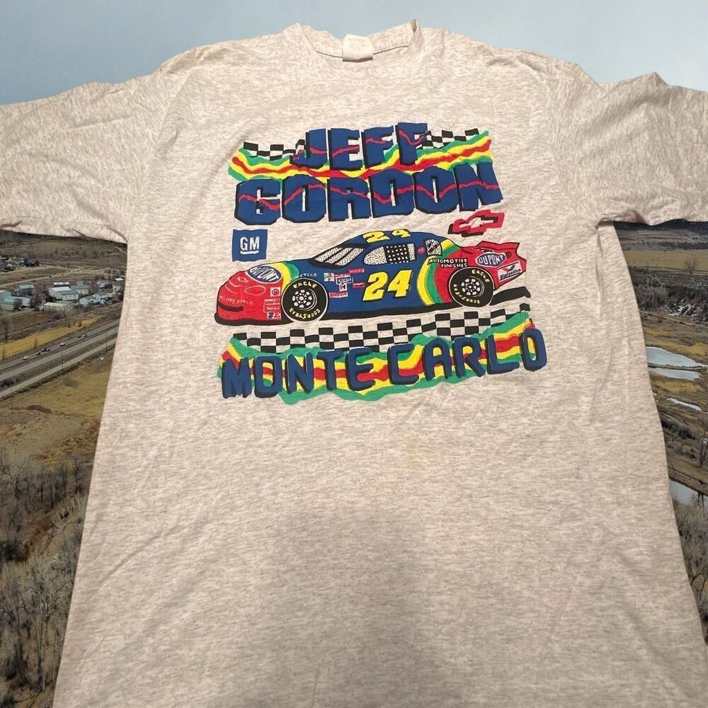 Nascar Men's Grey T-shirt